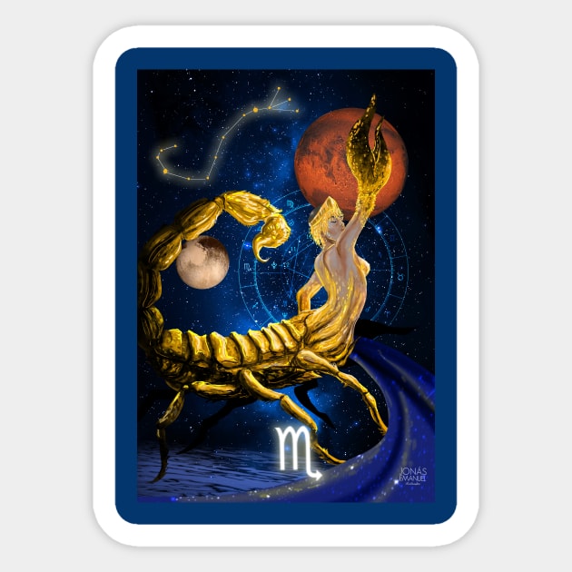 Scorpio Sticker by JonasEmanuel